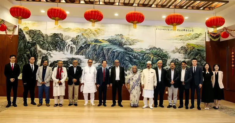 চীনা রাষ্ট্রদূতের আমন্ত্রণে দূতাবাসে বিএনপি প্রতিনিধি দল